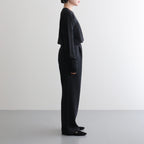 Wool Cashmere Seamless Knit #BLK [12520538]