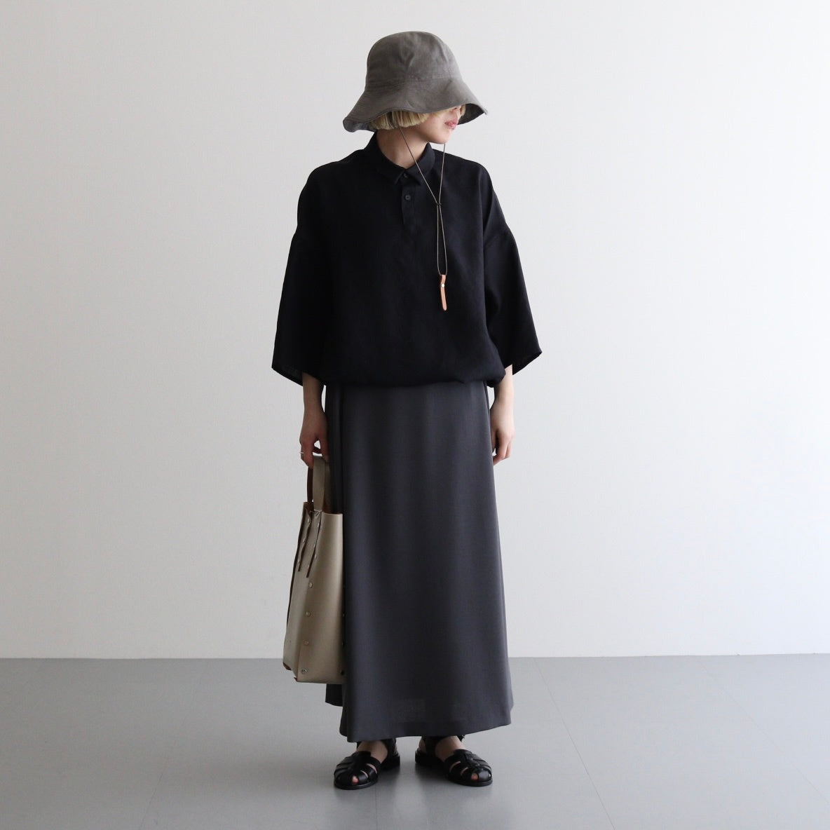 女性モデル(マツオ):156cm