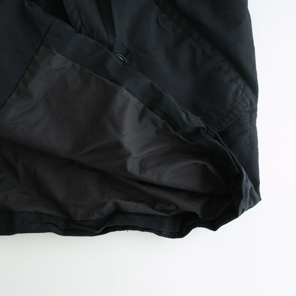 KATHARINE HAMNETT Recycle Polyester Half Coat #BLACK [YK25FW01128C