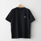綿天竺 製品プリント S/S Tシャツ #BLACK [HQ-T101-051]