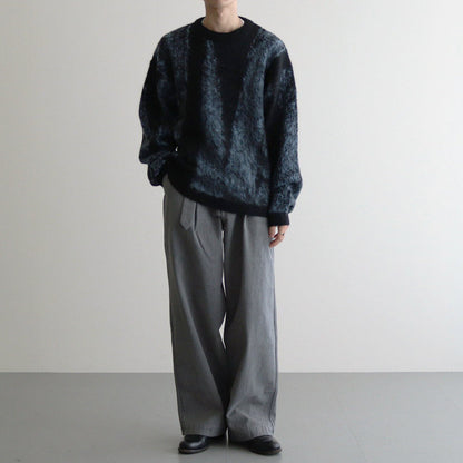 JACQUARD MOHAIR SWEATER #BLUE [YK24FW0815S]