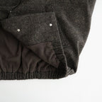 Silknep Tweed Blouson #D/BRN [12620203]