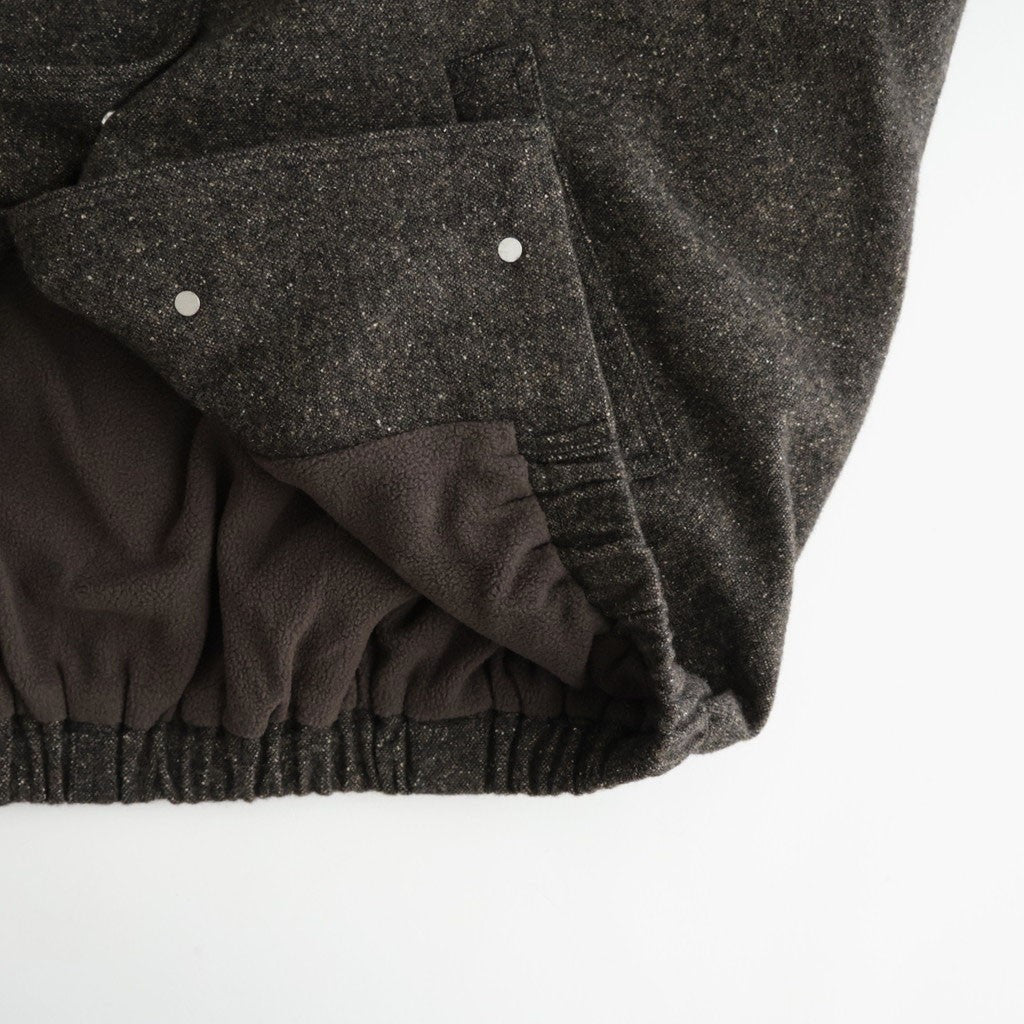Silknep Tweed Blouson #D/BRN [12620203]
