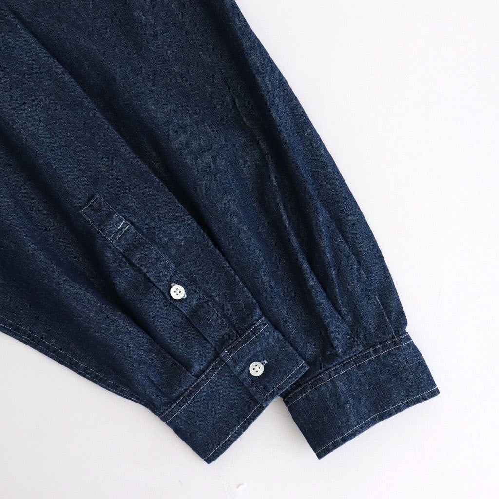 LIGHT DENIM L/S SHIRT #DARK FADE [FSC252-50045]
