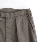 KATHARINE HAMNETT Organic Cotton Wide-leg Work Pants #GRAY [YK25FW01131P-KH]