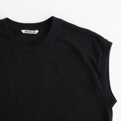 SEAMLESS CREW NECK SLEEVELESS #BLACK [A00T06ST]