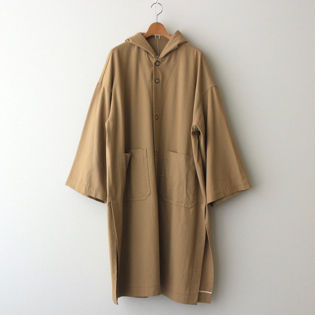 FFBSCT | High Twisted Cotton Heavy Carse Hood Coat #CHINO BEIGE [CW_FR131CT]