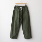 綿麻ヘリンボーン ベイカーパンツ #KHAKI [HO-P019-051]