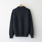 CASHMERE NEP KNIT POLO #MIX BLACK [A26AP02NE]
