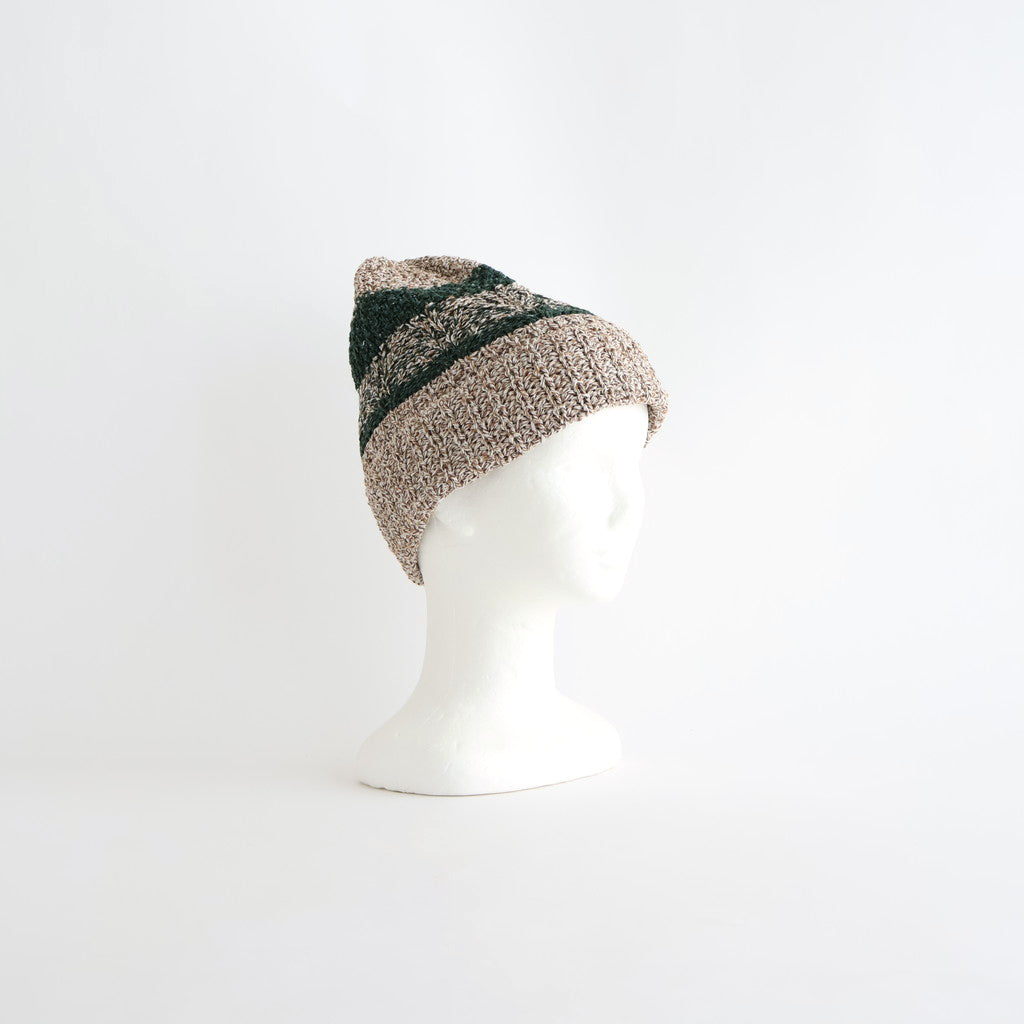 Vanda Knit Hat #Green Mix [N-1505]
