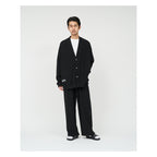 UTILITY PILE CARDIGAN SET-UP #BLACK [FSR253-60211]