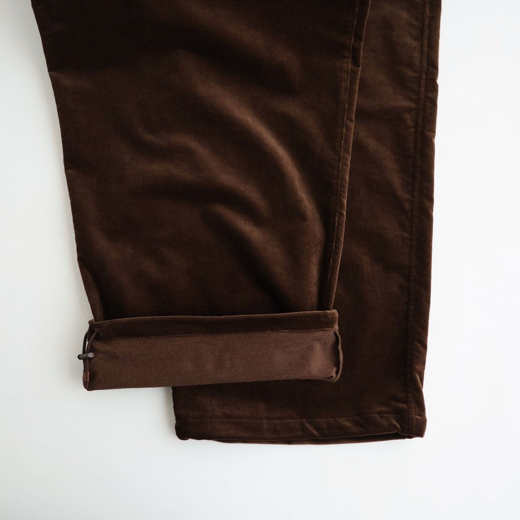 AIR CORDUROY WIDE TROUSERS #BROWN [FSC263-40087]