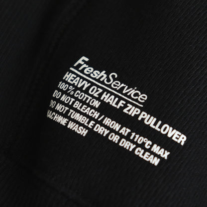 HEAVY OZ HALF ZIP PULLOVER #BLACK [FSC244-70162]