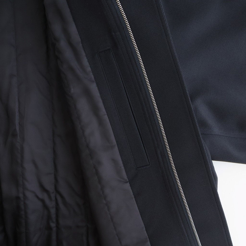 MOUTON COLLAR PADDED JACKET #DARK NAVY [ST.1377]