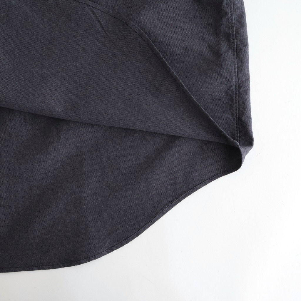 Oxford S/S Oversized B.D Shirt #GRAY [GM261-50025B]