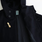メルトンダッフルロングCT #NAVY [D224-C545]
