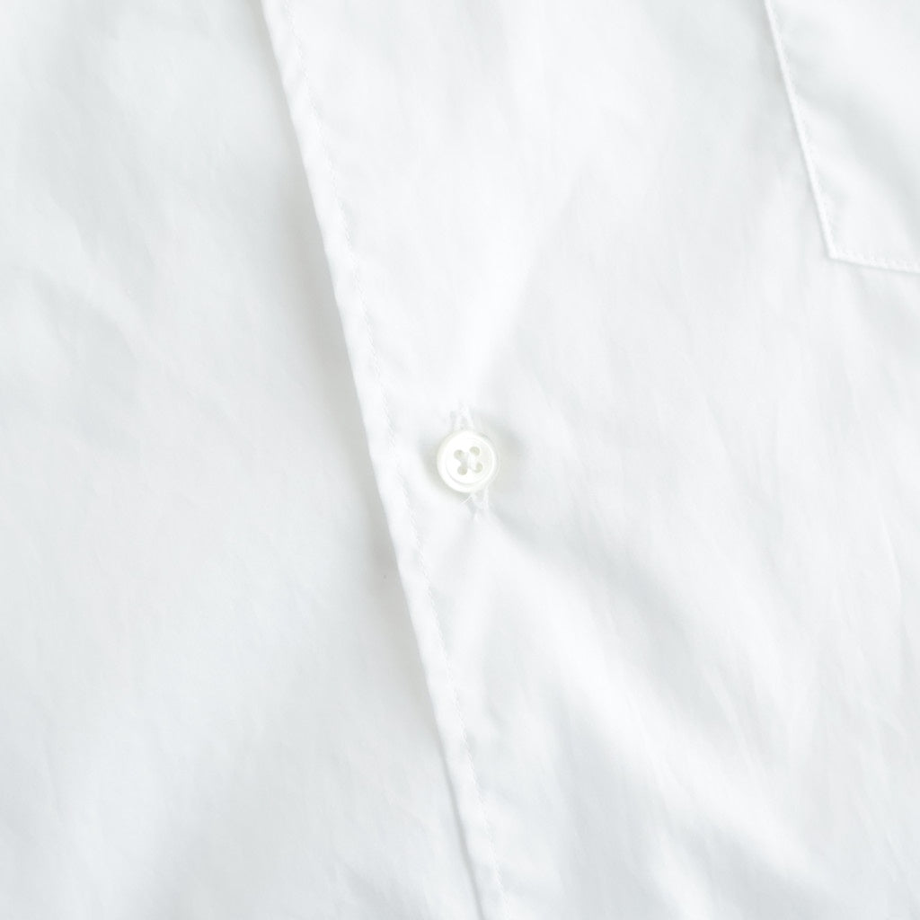 Broad L/S Oversized Regular Collar Shirt #WHITE [GM263-50001B