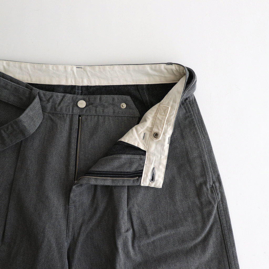 Colorfast Denim Belted Pants #GRAY [GM243-40210B]