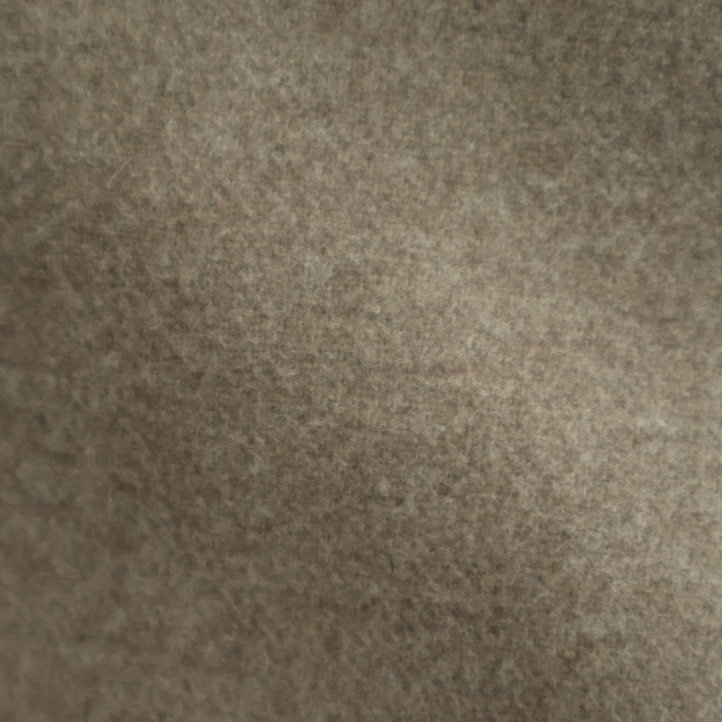 WOOL FULLING FLANNEL PADDED OVER BLOUSON #TOP BROWN [A25AB02CF]