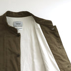 BUTTON VEST #olive [44558].