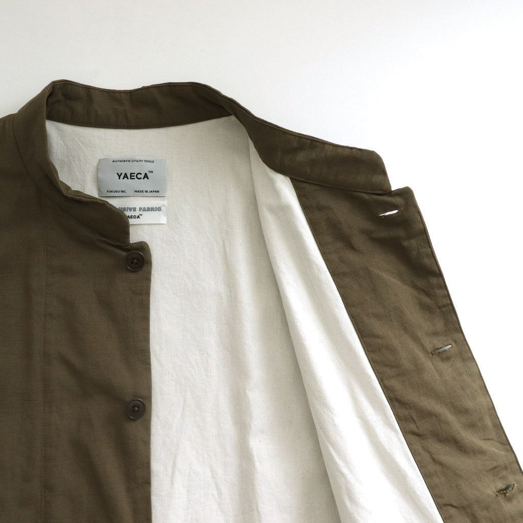 BUTTON VEST #olive [44558].