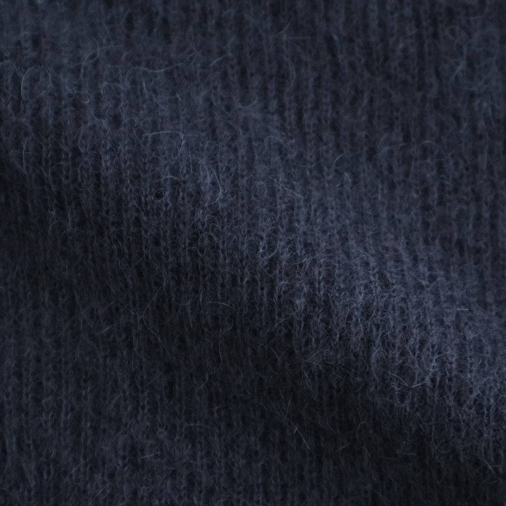 BABY SURI ALPACA SHEER KNIT V-NECK P/O #NAVY [A26AV03AK]