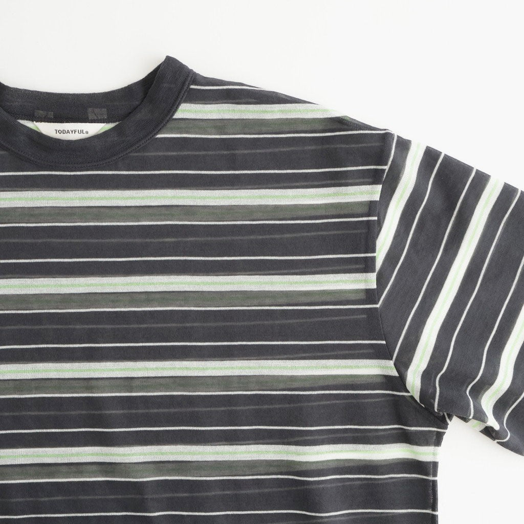 Sheer Border T-shirt #IDG [12610629]