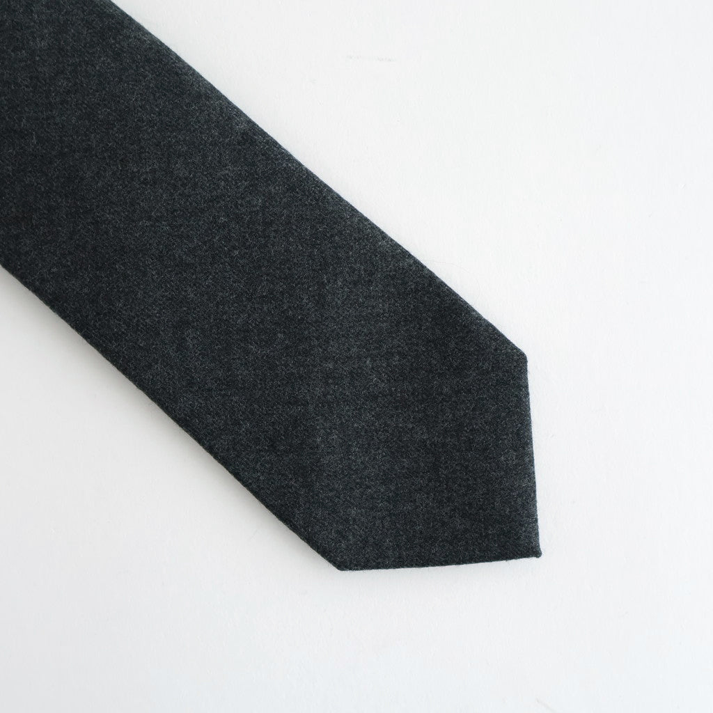 SUPER LIGHT WOOL TIE #TOP CHARCOAL [A25AT06OS]