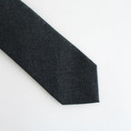 SUPER LIGHT WOOL TIE #TOP CHARCOAL [A25AT06OS]