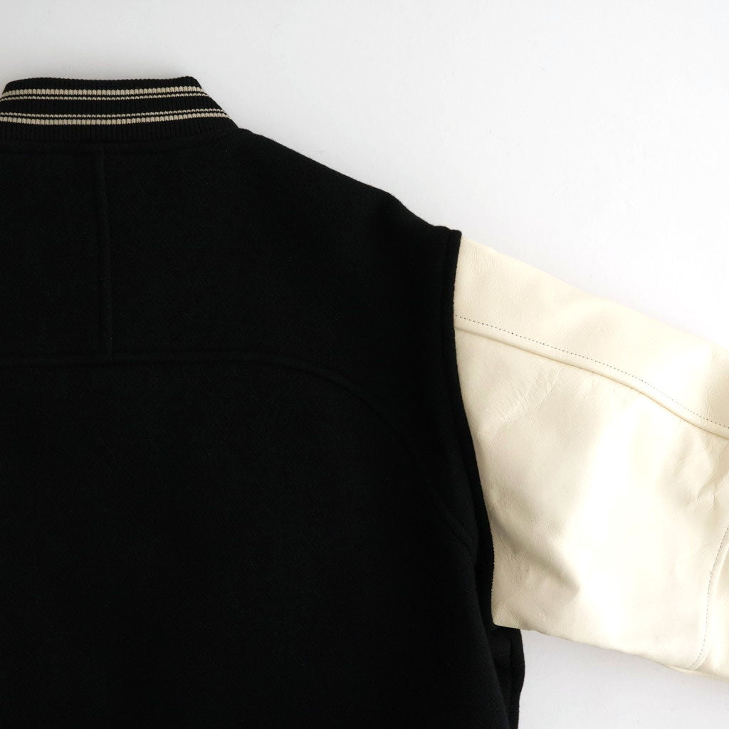 WOOL VARSITY JACKET #BLACK [26330201]