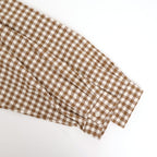 ボタンシャツ ワイド Button Shirt – Wide #BROWN-CH [11052102]