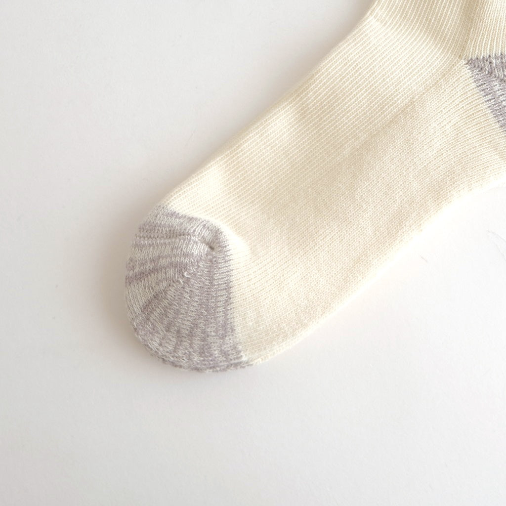 COARSE RIBBED OLDSCHOOL CREW SOCKS #BLUE/ORANGE [R1255-AW25]