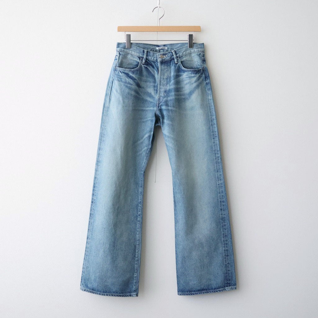SELVEDGE FADED HEAVY DENIM PANTS #FADED INDIGO [A26AP03DH]