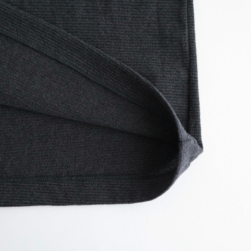 Border L/S Cutsew #CHARCOAL [2601-012]