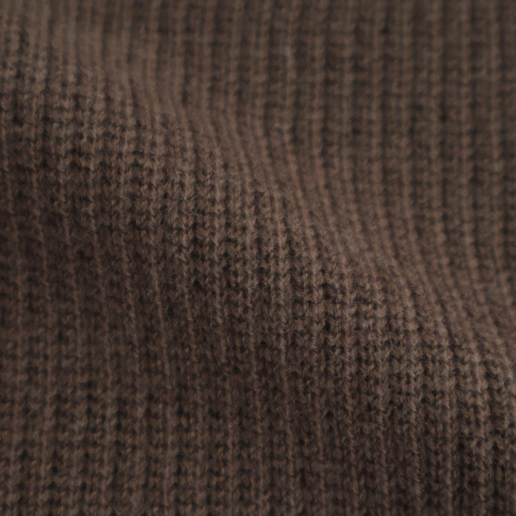 V Neck P/O #BROWN [2503-005]