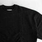 AZUMA Terry Crew Neck Sweat #BLACK [GU253-70240B]