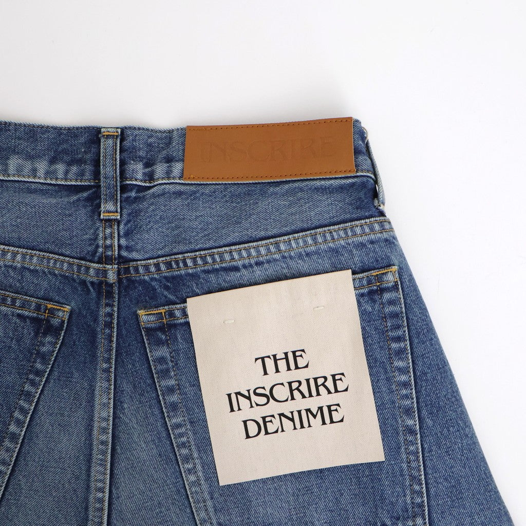 Hybride Sweat Denim Pants #BLUE USED x LT.GREY [ID-PT50]