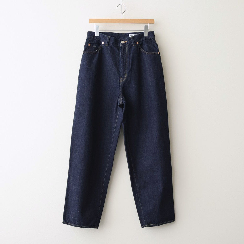 HEMP DENIM PANTS - WIDE TAPERED #indigo [35-10.5H]