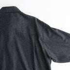 SUPER LIGHT WOOL SHIRT #TOP CHARCOAL [A26AS02OS]