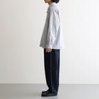 HEMP DENIM PANTS - WIDE TAPERED #indigo [34-10.5H]