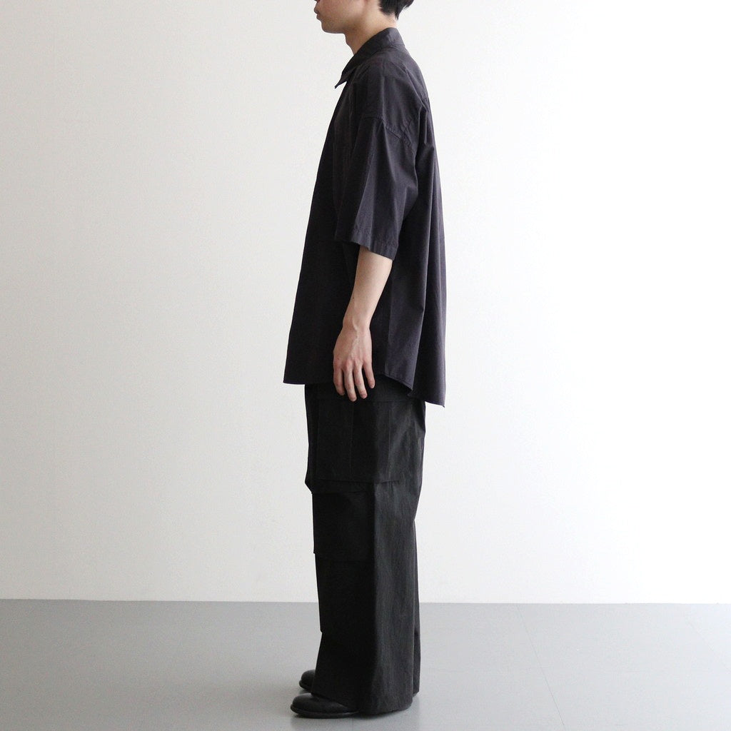 Parachute Belted Pants #Almost Black [AOESPT015]