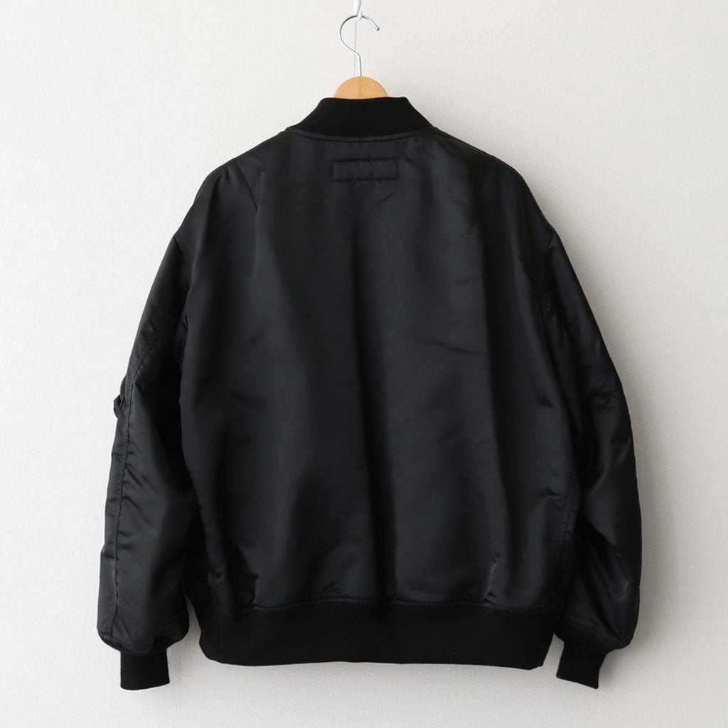 UNIVERSAL PRODUCTS. ブラック ナイロンブルゾン UNIVERSAL PRODUCTS.(ユニバーサル プロダクツ)｜【MEN】GARMENT DYE