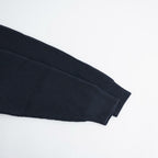 BATONER ウール梳毛片畔 Vネックカーディガン #CHARCOAL BLUE [HR-N002-051]