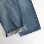 Selvage Denim Two Tuck Pants #INDIGO_LIGHT FADE [GU253-40061LB]