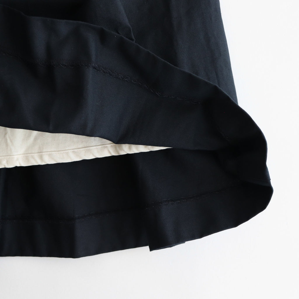 tuck skirt #d.navy [95635]