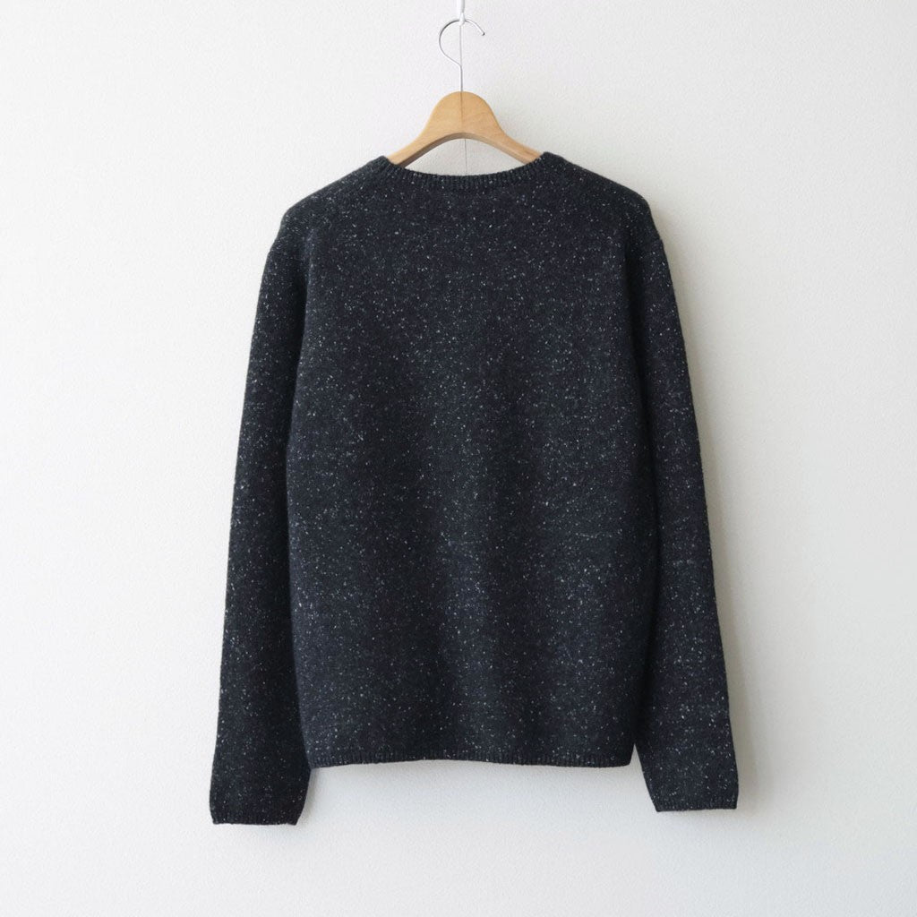 CASHMERE NEP KNIT P/O #MIX BLACK [A26AP01NE]