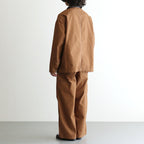COTTON CANVAS PAINTER PANTS #CAMEL [FSC263-40033]
