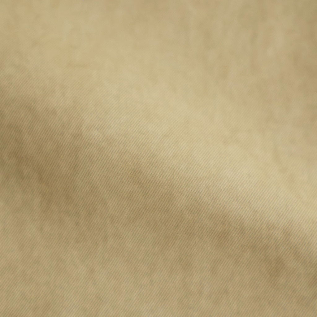 GARMENT-DYED FINX LIGHT CHINO ONE-TUCK WIDE PANTS #BEIGE [A26SP05LF]