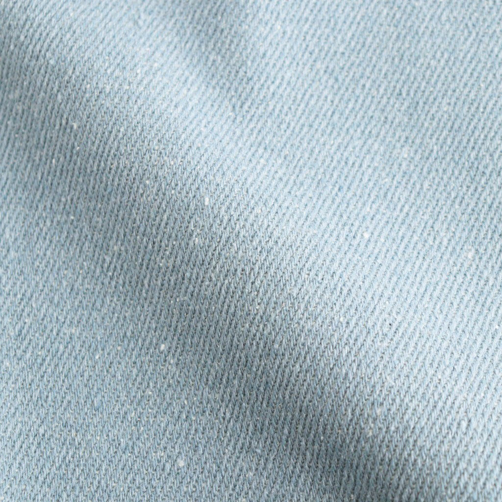 SILK NEP DENIM 5P WIDE PANTS #LIGHT BLUE [A26AP01SD]