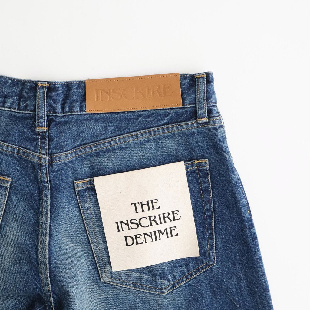 Used Denim Baggy Pants #DARK BLUE [ID-PT53]